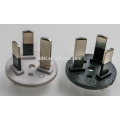 australian pbt plug insert SAA approved for Australia 250V 10A